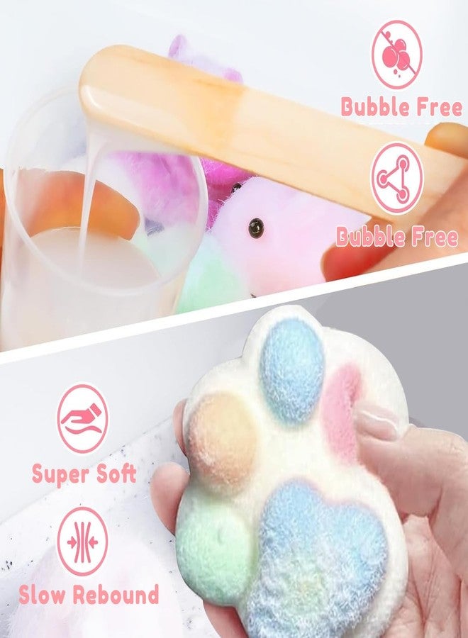 PATPAT® DIY Jelly Toy Silicone Mold Kit 3D Cute Squishy Toy Making Kit Soft Silicone Jelly Includes Tools & Accessories DIY Squishy Supplies for Kids & Adults Gift - Image 5